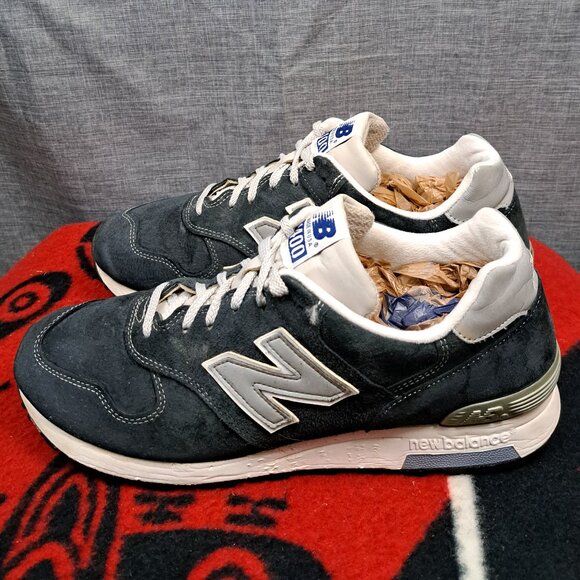 Size 10.5 Men New Balance 1400 Made In USA Navy Blue - Picture 1 of 13